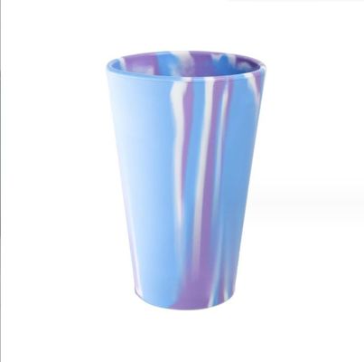 600 ml Volumen 100% Lebensmittelqualität Mischfarben Unzerbrechliche Silikon Trinkwasser Weinkuppen für Reisen