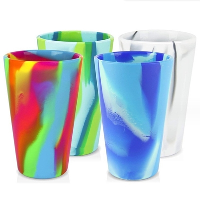 Reise Kaffeebecher mit Griff Trinkbecher nachhaltig angepasste Silikonbecher Tumbler