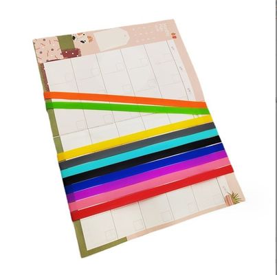 Silikon-Elastisches Band für Büroprodukte Handbuchbuchbuch Notizbuch Mittagessen Box Band Easy