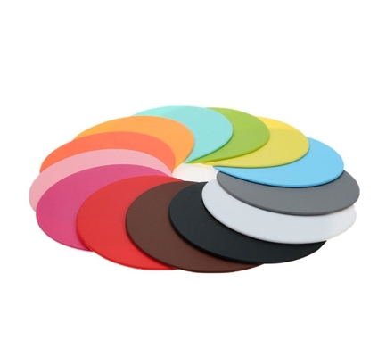 Silikon Coaster 10cm Rund Isolationspolster Tischdekoration Zubehör Typ Matten Polster