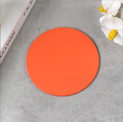Rundes, maßgeschneidertes Logo-Coaster für Trinkbecher Matte Weiches PVC-Coaster aus langlebigem Material