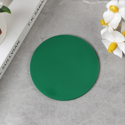 Rundes, maßgeschneidertes Logo-Coaster für Trinkbecher Matte Weiches PVC-Coaster aus langlebigem Material