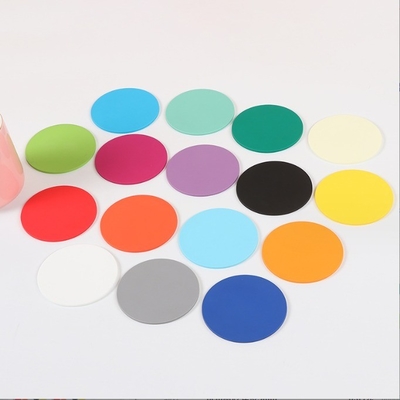 Nachhaltiges Plastik rundes weiches PVC-Cup-Coaster zum Trinken mit individuellem Logo