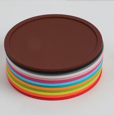 Maßgeschneiderte Silikon-Coasters für nachhaltige Runde Matte in Haus- und Büro-Essentials