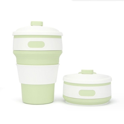 Bequeme 350 ml Klappkaffeetasse aus Silikon für Geschenke und Outdoor-Enthusiasten