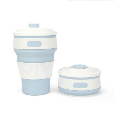 Bequeme 350 ml Klappkaffeetasse aus Silikon für Geschenke und Outdoor-Enthusiasten