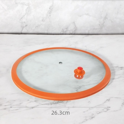 Warmtebeständiges Silicone und Glas Topfdeckel für Mehrzweck-Haus-Kochanlagen