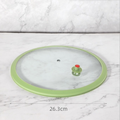Warmtebeständiges Silicone und Glas Topfdeckel für Mehrzweck-Haus-Kochanlagen