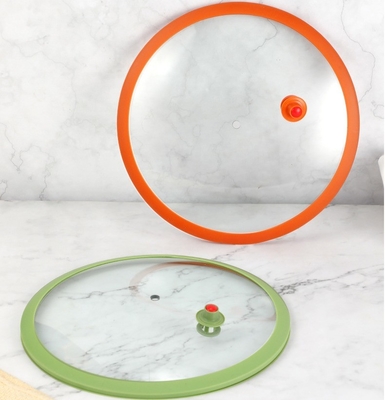 Warmtebeständiges Silicone und Glas Topfdeckel für Mehrzweck-Haus-Kochanlagen