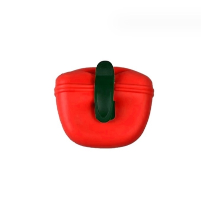 Schneidedienst Silikon Portable Dog Treat Bag mit Magnetverschluss und Taille Clip Tasche