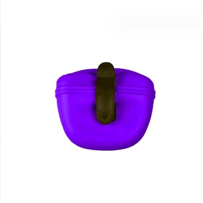 Schneidedienst Silikon Portable Dog Treat Bag mit Magnetverschluss und Taille Clip Tasche