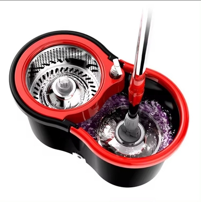 Schwerlast 360 Spin Magic Mop mit Press Waschmittel Flasche und Mikrofaser Stoff Abdeckung Typ