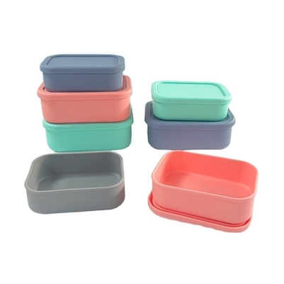 Frischheitskonservierung BPA-freies Silicone Versiegelte Aufbewahrungsbox für Kinder Silicone Bento Box