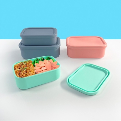 Frischheitskonservierung BPA-freies Silicone Versiegelte Aufbewahrungsbox für Kinder Silicone Bento Box