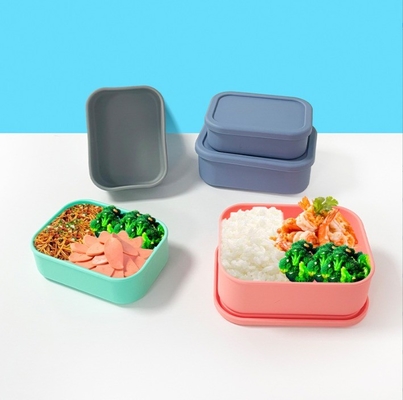Frischheitskonservierung BPA-freies Silicone Versiegelte Aufbewahrungsbox für Kinder Silicone Bento Box