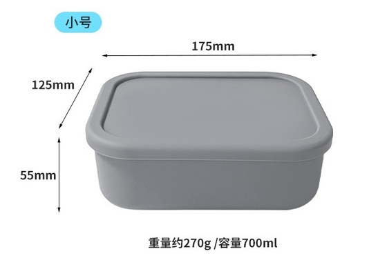 Frischheitskonservierung BPA-freies Silicone Versiegelte Aufbewahrungsbox für Kinder Silicone Bento Box