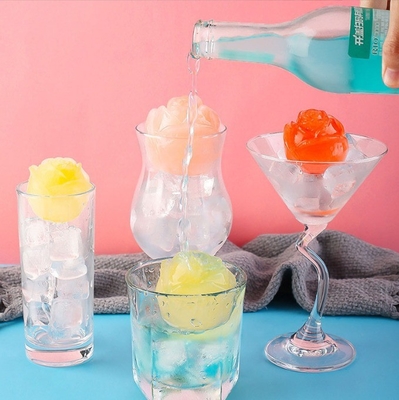 Erweiterte 3D-Rosenblüten-Eisformhersteller Kunststoffformen für Eiswerkzeuge