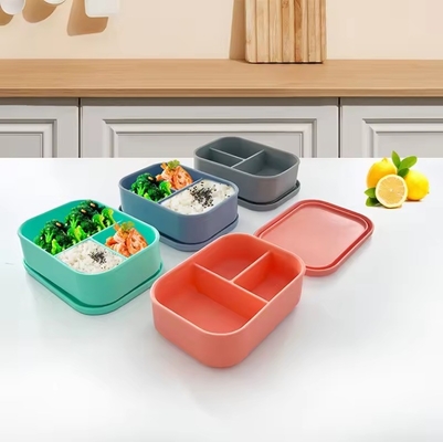 Lecksicher Silikon Bento Lunchbox für Kinder Speisen Speicherkapazität 0-1L und BPA-frei