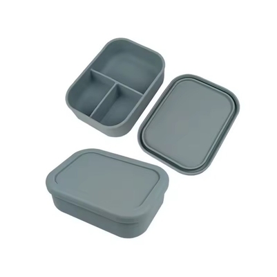 Lecksicher Silikon Bento Lunchbox für Kinder Speisen Speicherkapazität 0-1L und BPA-frei