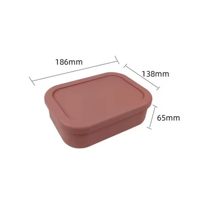 Lecksicher Silikon Bento Lunchbox für Kinder Speisen Speicherkapazität 0-1L und BPA-frei