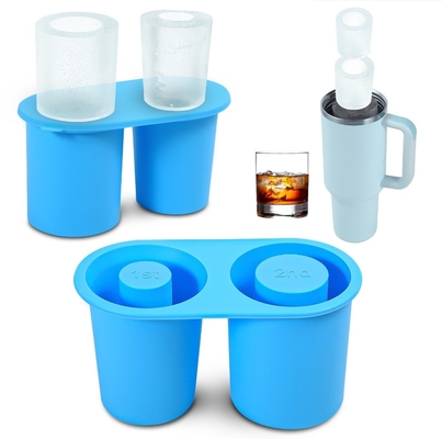 Exklusives Patent Mehrfachverwendbares Silicone Eis Hohlzylinderfach Form für Stanli Bier Tasse