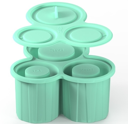 3 Stück Silikon-Zylinder-Eis-Form für Tumbler-Tasse und leicht zu entfernen Silikon-Eiswürfel-Tray